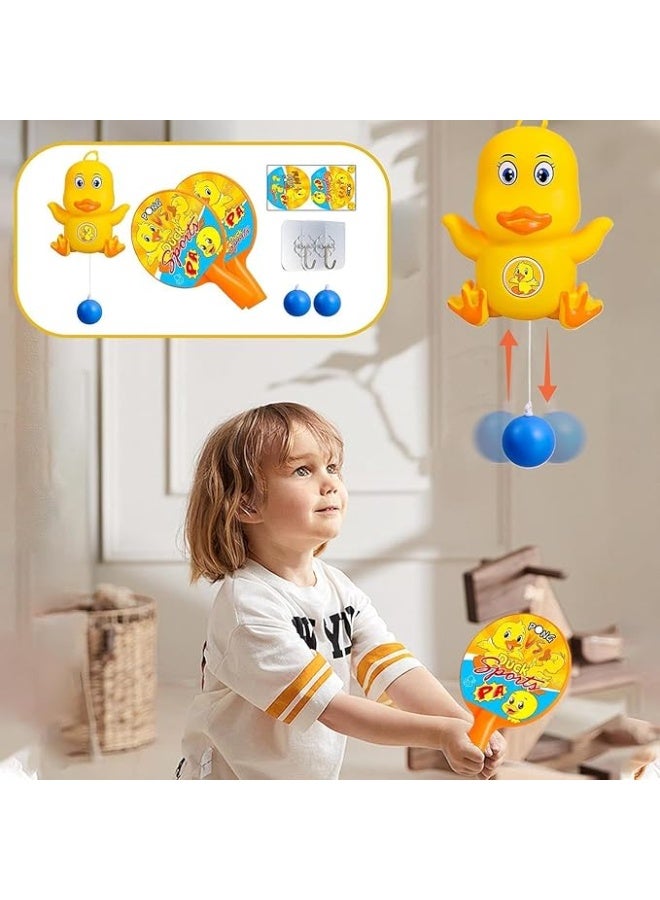 Duck Sports Ping Pong Toy Set for Kids – Racket & Ball Training Game - Image 4