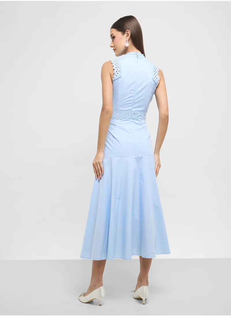 ايلا Sleeveless A-Line Dress