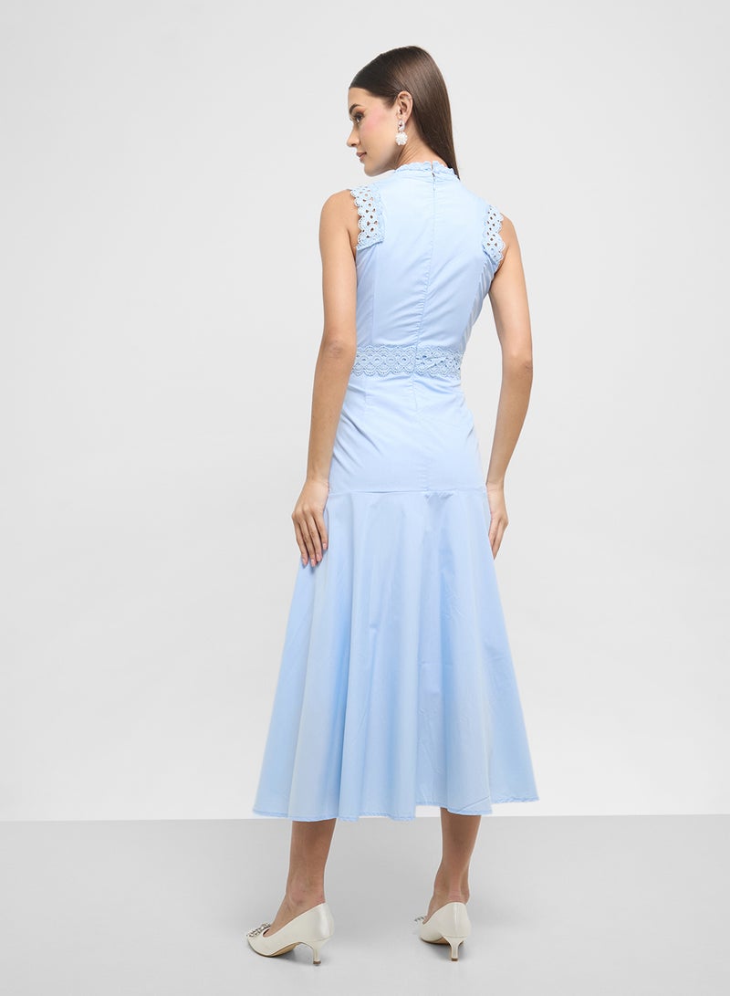 ELLA Lace Trimmed Dress - Image 2