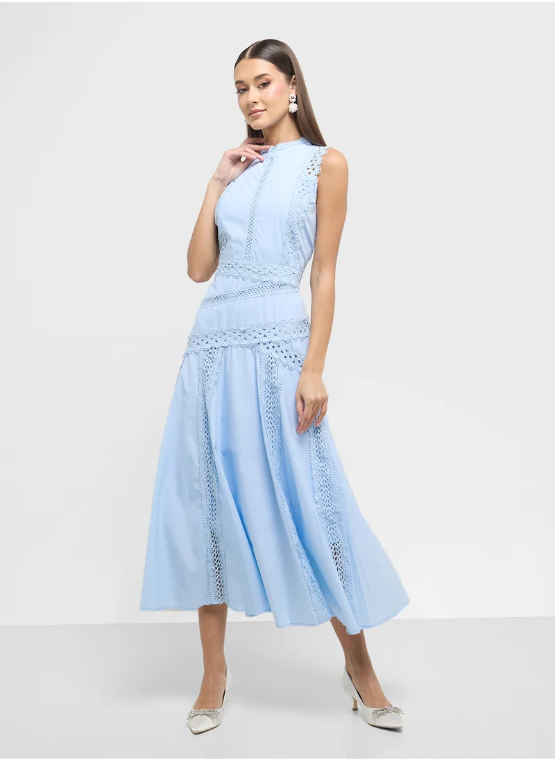 ايلا Sleeveless A-Line Dress