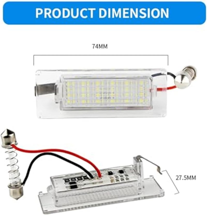 Wivplex License Plate Light for Peugeot Boxer - Image 3