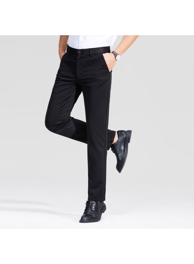 Fomoce classic Business Casual Pants - Comfortable, Breathable, Solid Color, Easy Care, Lightweight Men's Casual Trousers - Image 4
