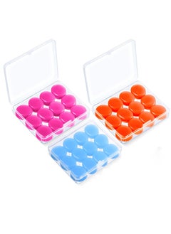 SYOSI 18 Pairs Ear Plugs for Sleeping Soft Reusable Moldable Silicone Earplugs Noise Cancelling Earplugs Sound Blocking Ear Plugs with Case for Swimming  - Image 1