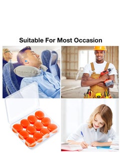 SYOSI 18 Pairs Ear Plugs for Sleeping Soft Reusable Moldable Silicone Earplugs Noise Cancelling Earplugs Sound Blocking Ear Plugs with Case for Swimming  - Image 5