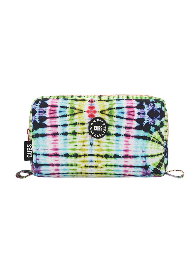 CUBS Tie Dyed Waterproof pencil case pouch with zip closure - Image 1