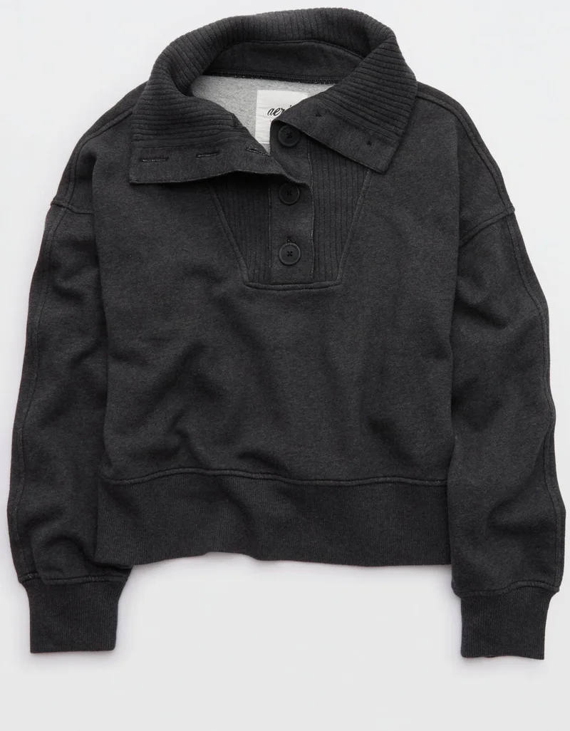 Aerie  Aerie Best Button Sweatshirt for Women | Best Price UAE