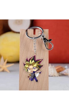 Yu-Gi-Oh! يو غي أوه موتو يوجي قلادة أكريليك سلسلة مفاتيح 