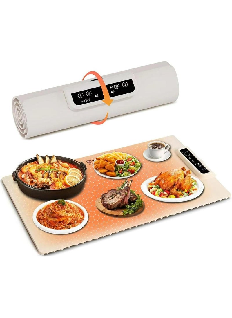 Generic Electric Warming Tray with Adjustable Temperature,Large and Full Surface Heating,Rollable & Portable, 3 Heat Settings & Fast Heating,for Holidays, Daily Use,Family Gatherings  - Image 1
