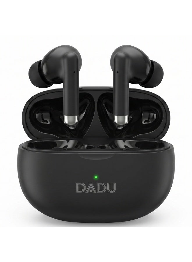 دادو سماعات DT-038 لاسلكية – بلوتوث 5.3 – صوت Hi-Fi – تقنية ENC – تشغيل حتى 8 ساعات – شحن USB-C – سماعات ستيريو - Image 1