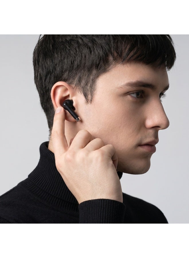 دادو سماعات DT-038 لاسلكية – بلوتوث 5.3 – صوت Hi-Fi – تقنية ENC – تشغيل حتى 8 ساعات – شحن USB-C – سماعات ستيريو - Image 2