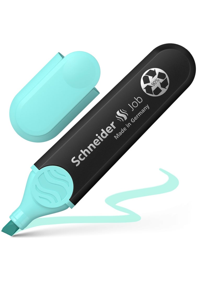 Schneider 10-Piece Job Textmarker Highlighter Pastel Turquoise - Image 2