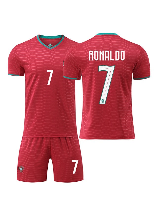 سيستار قميص كرة قدم للأطفال، رقم 7، نادي رياض الأطفال، ملابس أطفال، طقم زي مباراة كرة قدم. - Image 2