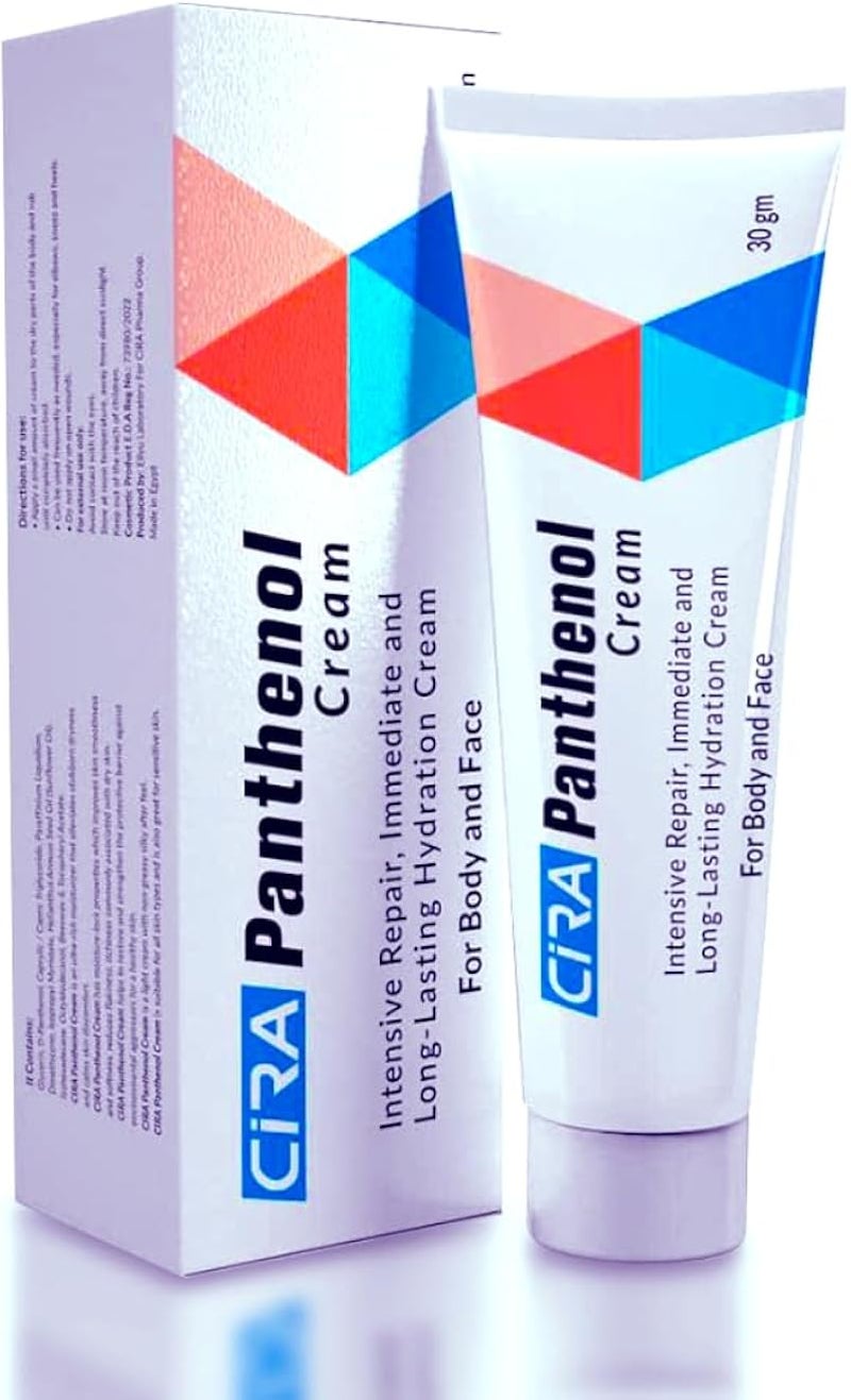 Cira Panthenol Cream for Intensive Repair & Long-Lasting Hydration – Face & Body – 30 gm