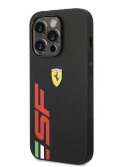 Ferrari Ferrari PU Leather Case With Printed Big SF Logo For iPhone 14 Pro Max- Black [ FESPSFKHCP14LBK ]  - Image 3