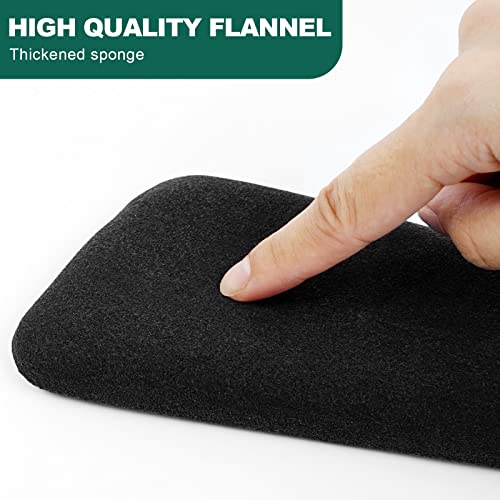 ONKENTET 2PCS Automotive Center Consoles Suede Knee Cushion Car Knee Cushion Armrest Support Car Pillow Auto Knee Leg Elbow Cushion Pads Soft Arm Pad Interior Pad Accessories for Car Truck (Grey) - Image 2