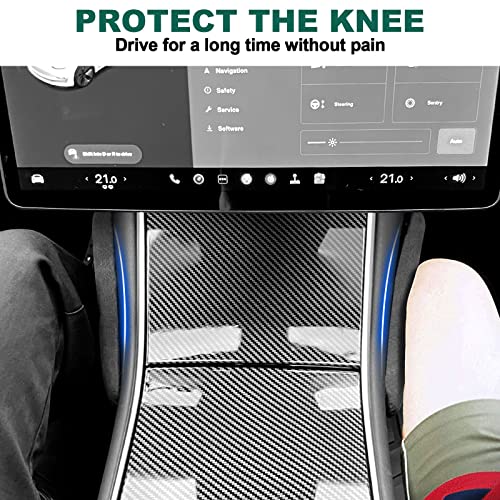 ONKENTET 2PCS Automotive Center Consoles Suede Knee Cushion Car Knee Cushion Armrest Support Car Pillow Auto Knee Leg Elbow Cushion Pads Soft Arm Pad Interior Pad Accessories for Car Truck (Grey) - Image 5