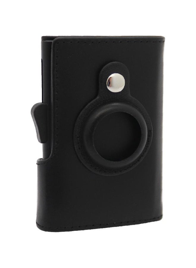 سي-سيكيور محفظة بطاقات كاجوال جلد أسود - Image 3