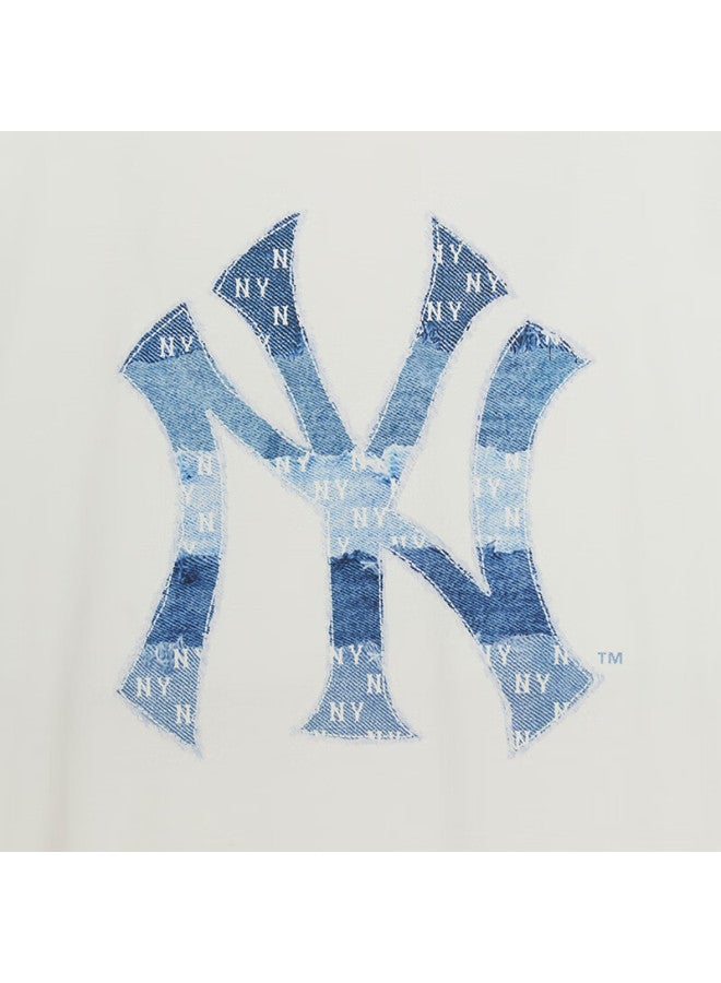 Mlb Uni Short Sleeve Back Logo Sun Protection Sports Casual T-shirt 26 New 3atsm0663-50crs-s - Image 5