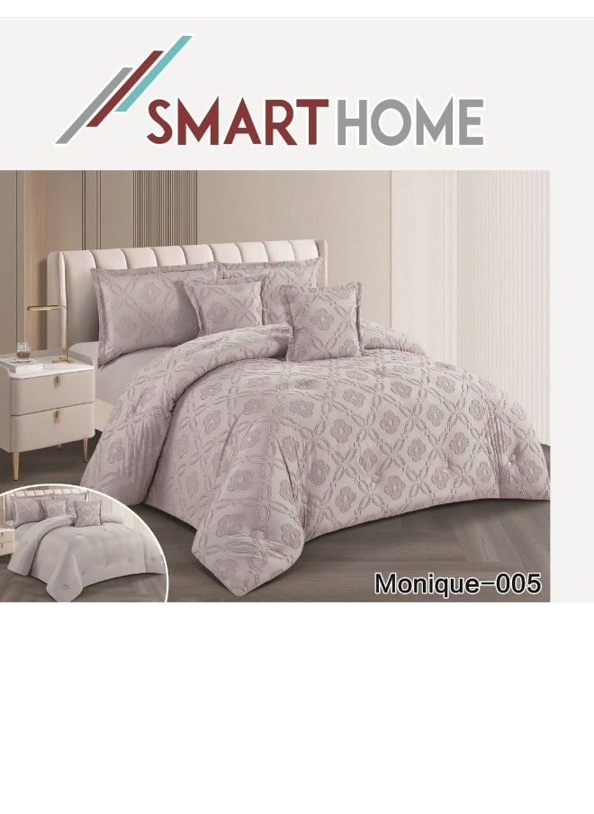 SMART HOME - Comforter set for one person, two-sided mattress consisting of 4 pieces, comforter 4 pieces, 100% microfiber, comforter size 170 X230 cm - Image 1