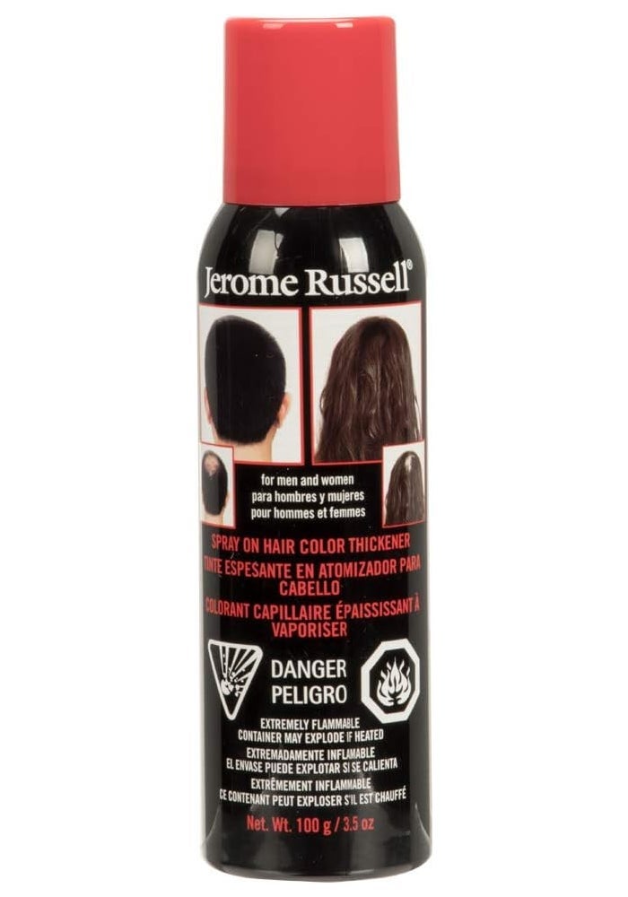 Jerome Russell Odysseus Spray-On Hair Color Thickener 3.5 Oz - Medium Brown - Image 1
