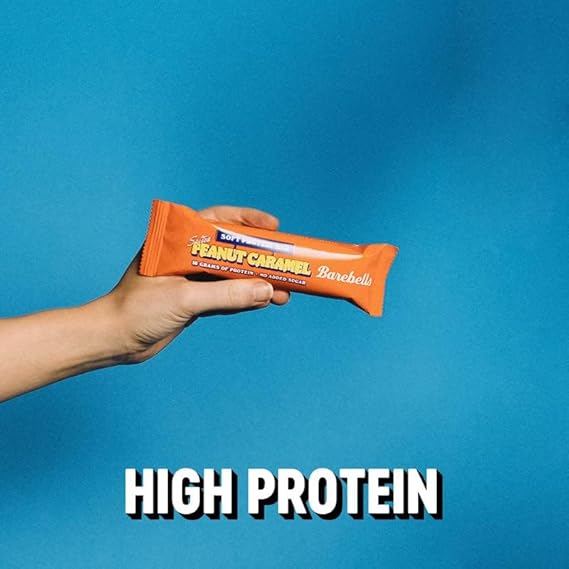 Barebells Soft Protein Bar - Salted Peanut Caramel Flavor - for High Protein Snack ( 55g x 12 ) - Image 4