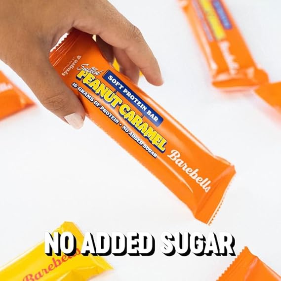 Barebells Soft Protein Bar - Salted Peanut Caramel Flavor - for High Protein Snack ( 55g x 12 ) - Image 5