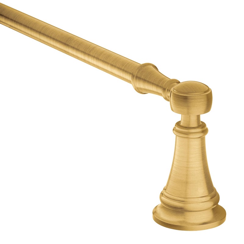 موين MOEN YB8418BG WEYMOUTH 18 بوصة شريط المناشف الفرشاة الذهب  - Image 1