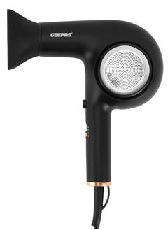 GEEPAS Professional Hair Dryer with 3 Speed Control, Streamline Modern Design, Cool Shot Function, Hang-up Hook, Detachable Cap, Removable Back Cover  - Image 2