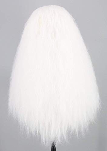 LeMarnia Men's Wigs and Beard Set Long White Wizard Wig and Beard for Halloween Costume Cosplay Party Wig - Image 4