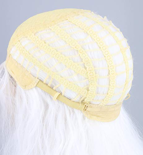 LeMarnia Men's Wigs and Beard Set Long White Wizard Wig and Beard for Halloween Costume Cosplay Party Wig - Image 5