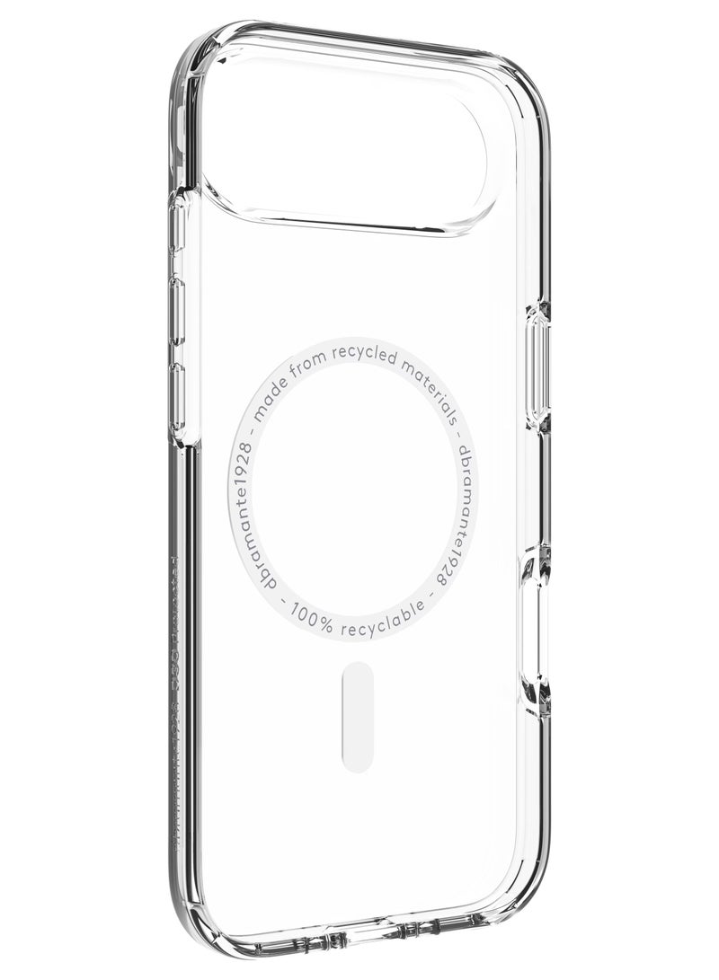 BlueFire Clear Magnetic Protective Case for iPhone  17 Air – Original Transparent Cover with Wireless Charging Support, Anti-Yellowing Ultra Clear Silicone, Shock Absorption, Slim Flexible Fit to Showcase Phone Design – Crystal Clear Protection with MagSafe Compatibility and Scratch Resistance - Image 2