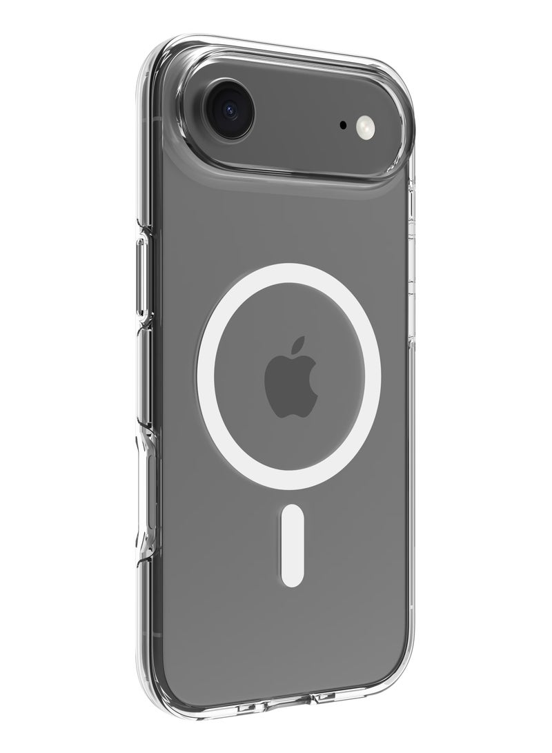 BlueFire Clear Magnetic Protective Case for iPhone  17 Air – Original Transparent Cover with Wireless Charging Support, Anti-Yellowing Ultra Clear Silicone, Shock Absorption, Slim Flexible Fit to Showcase Phone Design – Crystal Clear Protection with MagSafe Compatibility and Scratch Resistance - Image 3