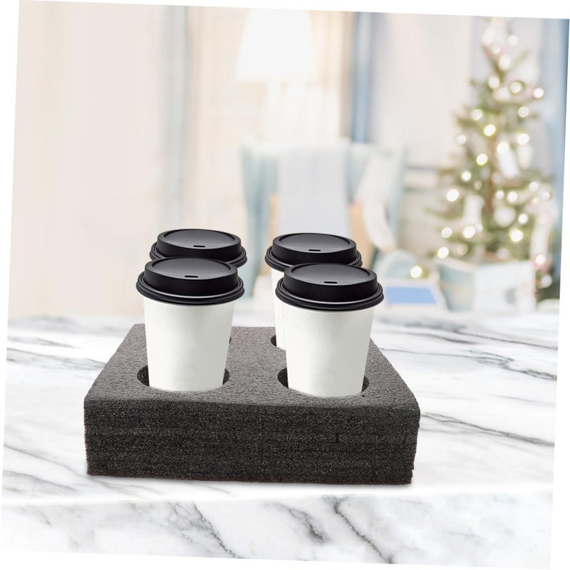 Foam Drink Carrier Tray for 8 Cups Takeout Milk Tea Packing Holder - Image 5