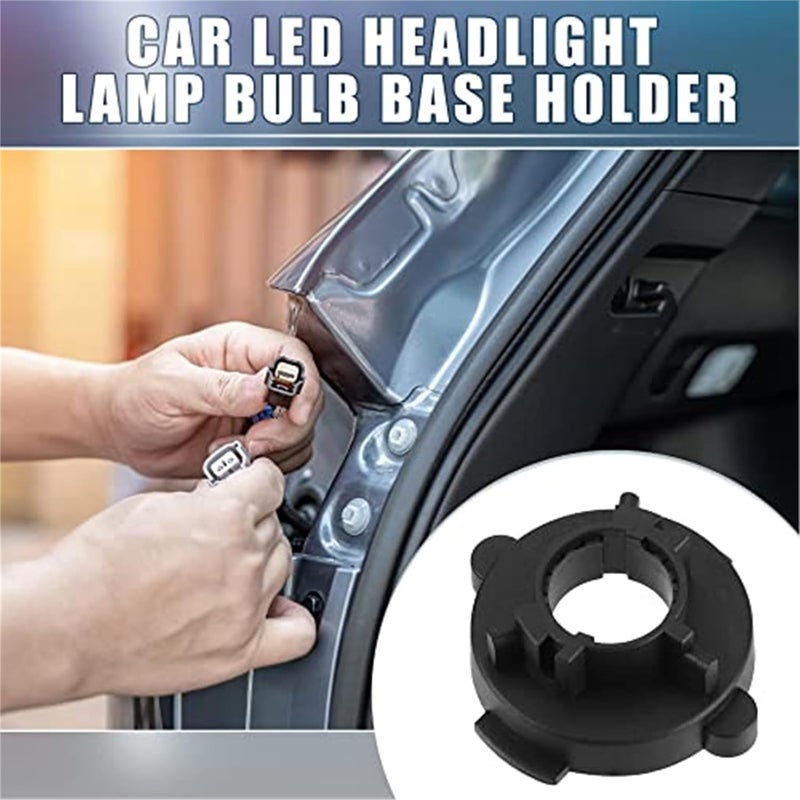 QASULER H7 Car LED Headlight Lamp Bulb Base Holder - Image 3