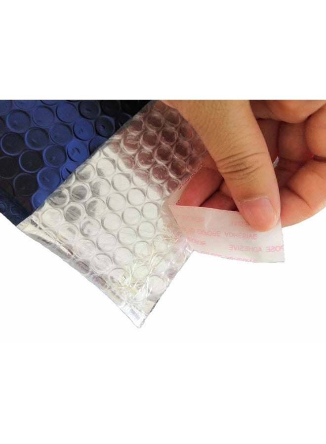 ProLine Packaging Matte Metallic Blue Bubble Padded Mailers Extra Wide #0 6.5x10 Inch Self Seal Padded Envelopes (10) - Image 3