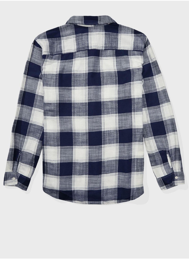 American Eagle - Checked Regular Fit Shirt - Image 1