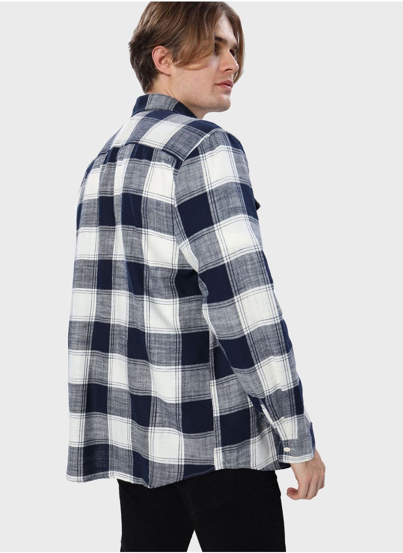 American Eagle - Checked Regular Fit Shirt - Image 1