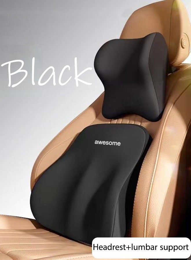 Generic Car Pillow Car Seat Cover Headrest Neck Rest For Car Car Seat Back Support Car Neck Pillow Car Seat Cover All Car Car Head Rest Car Seat Cushion Car Back Support Back Pillow Back Support For Cars Car Accessories - Image 1