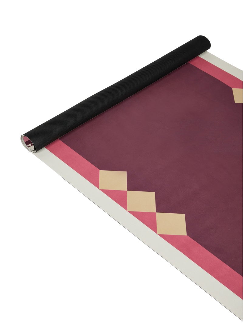Sabr 'Lahore' Compact Prayer Mat (burgundy) - Image 2