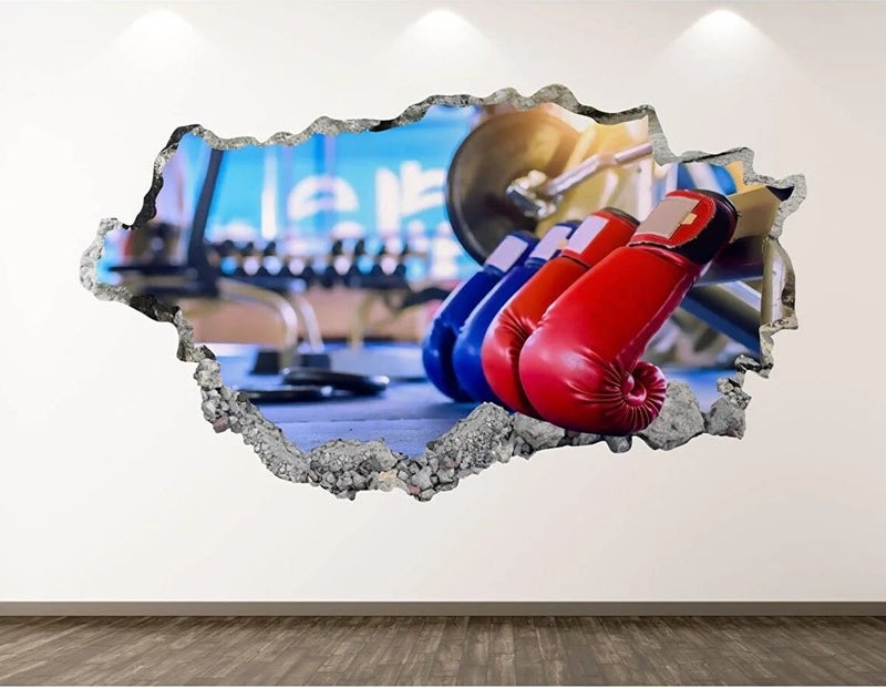 Kt Grup Kt Group Gym Gloves Full HD Print 3D Modern Wall Sticker 
