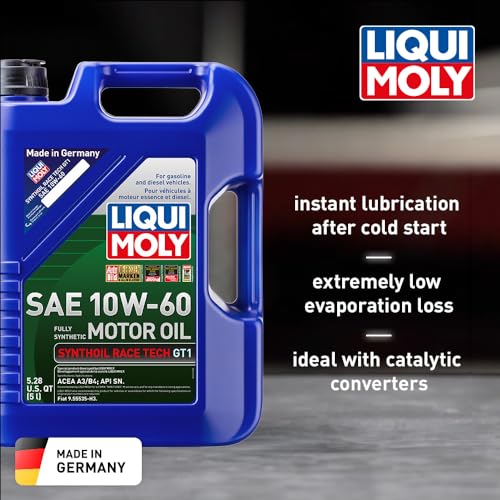 LIQUI MOLY زيت محرك ليكوي مولي سينثويل ريس تيك جي تي 1 SAE 10W-60 | 5 ل | زيت محرك صناعي بالكامل | SKU: 2024 - Image 2
