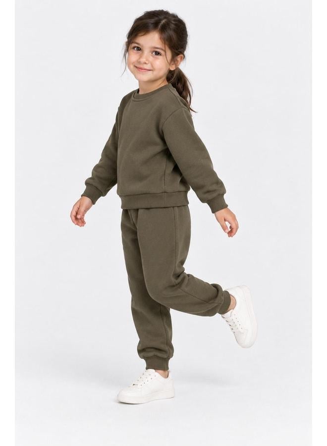 Perendi Unisex Kids Bicycle Collar Winter Top and Bottom Set. - Image 3