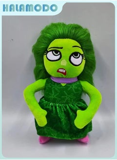 HALAMODO Inside Out Green - haired Disgust Plush Toy, an Unrivaled Birthday Gift and Decor Gem for Bedroom, Living Room, Desk, and an Exceptional Office Stress - Relief Companion 23 cm  - Image 2