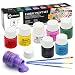 Artecho Fabric Paint Set 8 Colors 20ml 07 oz Each Permanent Clothing Paint for DIY TShirts Tote Bags Canvas Washable Flexible Textile Paint - Image 2