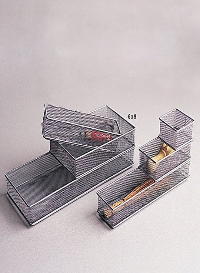 Design Ideas Mesh Drawer Store, Silver, 6 by 9-Inch (120949) - Image 4