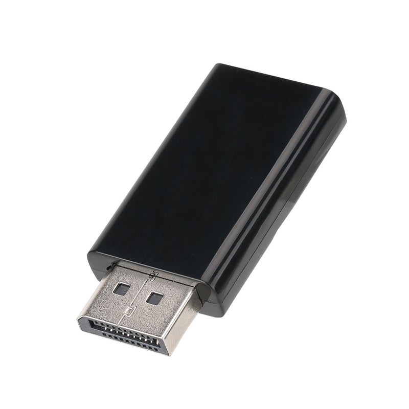 2PCS/Pack Black Display Port DP Male to HDMI Female Adapter Converter for PC Laptops - Image 1