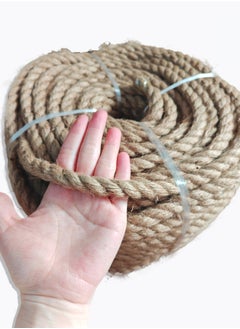 SUNRISE Jute Rope,12mm Thick,91.44m,Strong Hemp Twine Cord For DIY Crafts, Decoration, Gift Wrapping, Garden, Hanging and Packing And Pets Eco Friendly Durable Utility Rope  - Image 5