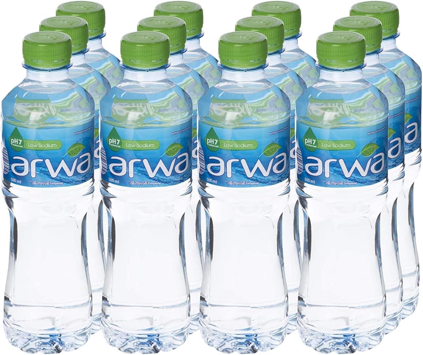 Arwa Bottled Drinking Water, 500 ml, Pack of 12
