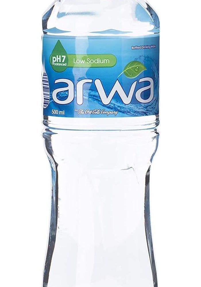 Arwa مياه شرب أروى المعبأة، 500 مل، عبوة من 12 - Image 2