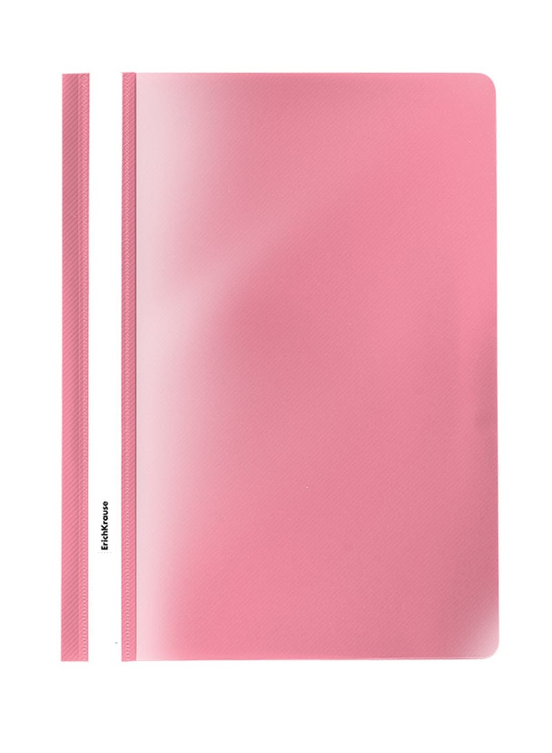 ErichKrause ملف تقرير بحجم A4 مكون من 20 قطعة مع مشبك باللون الوردي الباستيل - Image 3